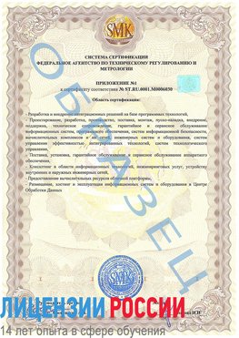 Образец сертификата соответствия (приложение) Казлук Сертификат ISO 27001